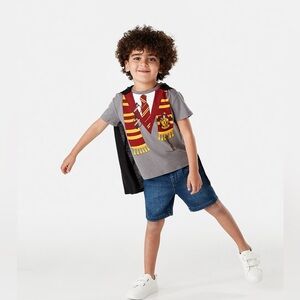 New Harry Potter License Character Cape T-shirt